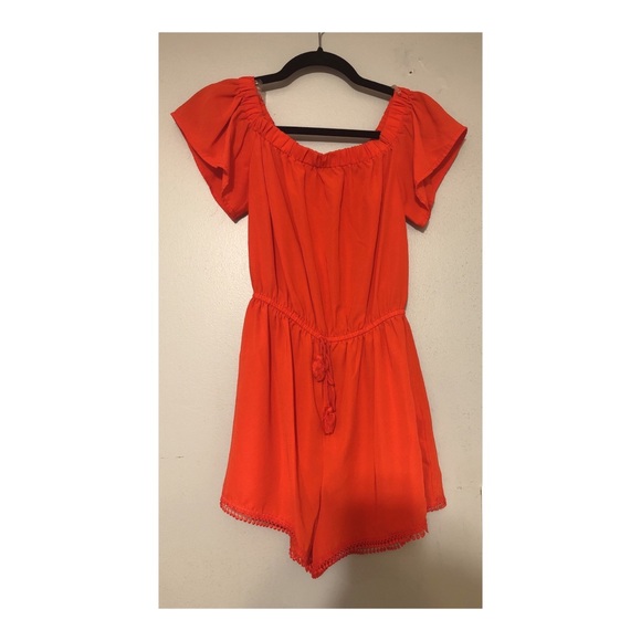 Bebop off the shoulder romper - Picture 1 of 2